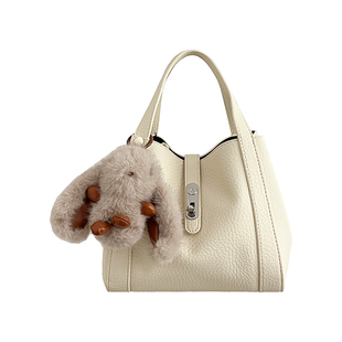 原创·小瑞靓包 珍藏片刻 荔枝纹菜篮子水桶包女2025新款手提斜挎