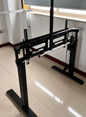 移动款电动升降支架TV柜全自动调节挂架电动显示器TV电视机支架