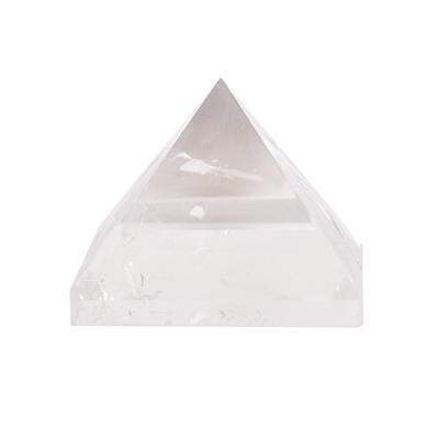 天然白水晶金字塔车饰车摆件客厅