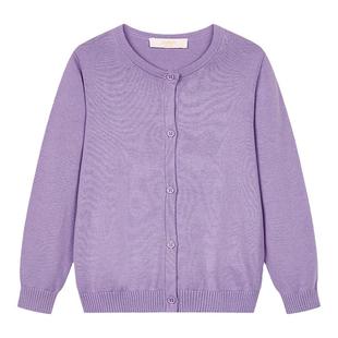 笛莎旗舰店童装女童针织开衫春装新款中大童儿童宝宝毛衣外套春秋