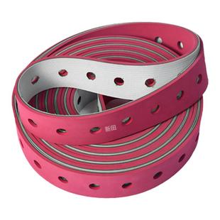 旋盖机皮带 片基带 输送带加进口红胶牛筋胶PU橡胶开槽打孔加导条