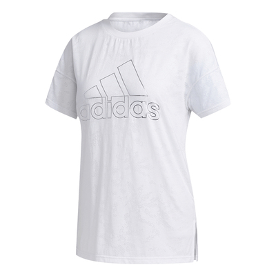 阿迪达斯女士圆领短袖T恤
