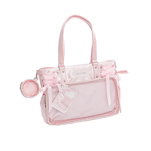 RosyPosy柔设单肩痛包大食量娃包丝带痛日常原创大容量追星斜挎包