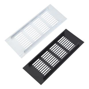 长方形透气网橱柜铝合金装饰盖散热透风排气网80mm宽鞋柜透气孔盖