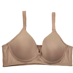 出口日本文胸夏季薄款背心式无钢圈无痕美背光面文胸聚拢运动内衣