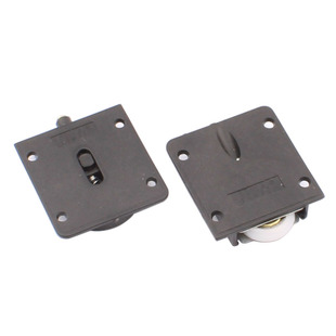 移动滑轮滑道衣柜门滑轮折叠门滑轮配件柜子塑料推拉门滑轮下轮