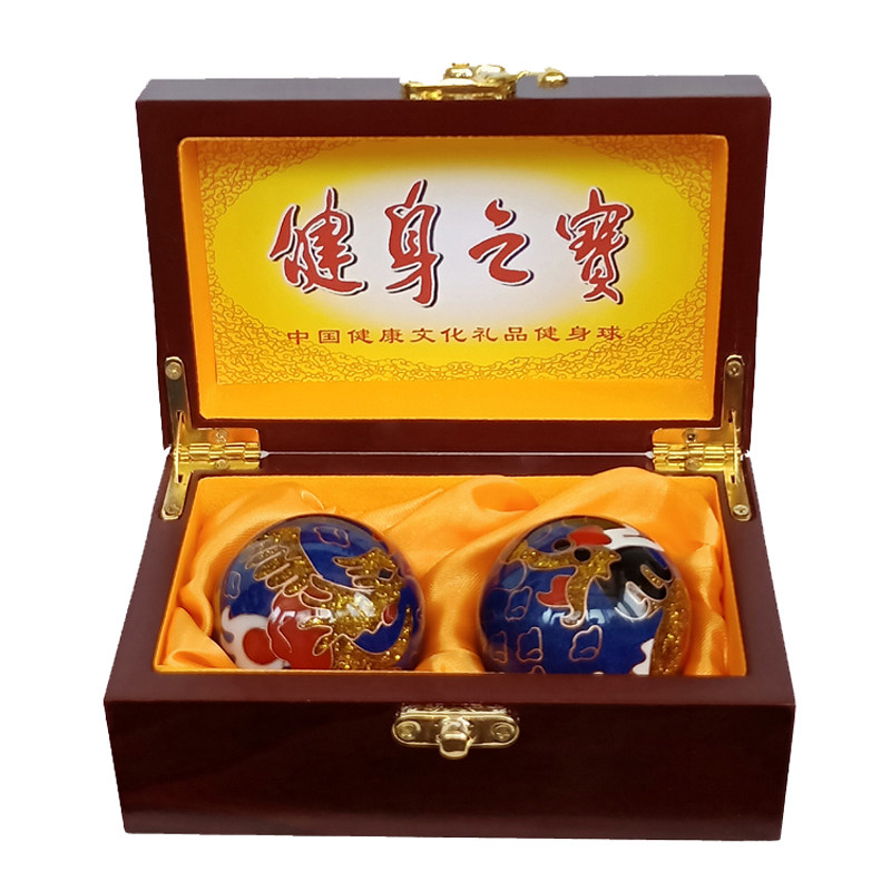 景泰蓝空心铃音保定铁球寿星健身