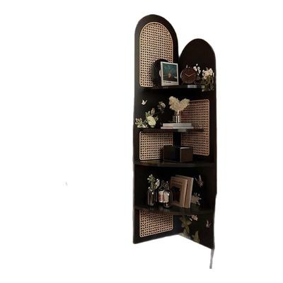 中古风转角置物架多层收纳