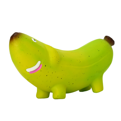 QMONSTER蕉绿狗玩具乳胶发声耐咬