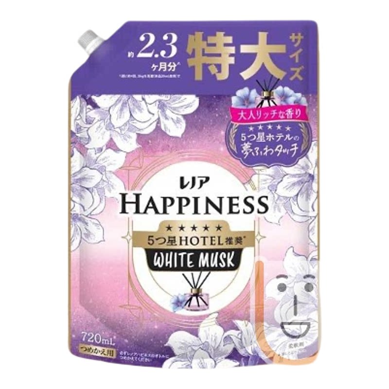宝洁 幸福梦境触感柔顺剂补充装720ml白麝香紫柔顺高品质家用香港