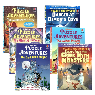 Usborne出品解谜冒险书6册英文