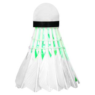 夜光羽毛球塑料防风耐打带亮灯的夜间会发光室外晚上发荧光尼龙球