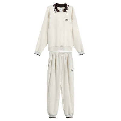 TurnSignal运动翻领卫衣套装