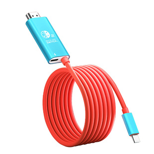 switch投屏线电视显示器连接hdmi线适用于任天堂switch1/2投屏转接线4K60Hz高清配件typec转hdmi同屏扩展坞ns