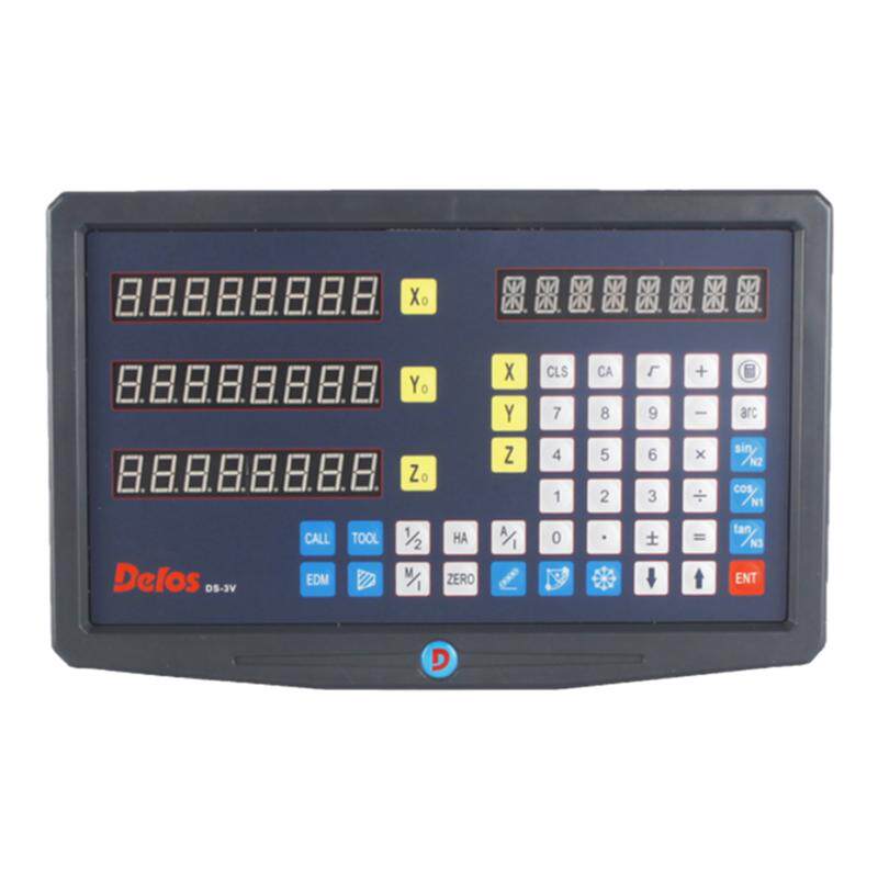 道尔DELOS数显表光栅磁栅显示器DS-2M/3M/2V/3V显光栅尺屏幕厂价