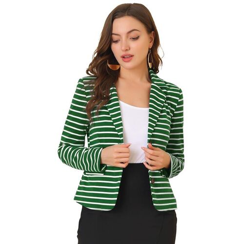 F 70325 Casual Solid Color Blazer Jacket 纯色休闲西装