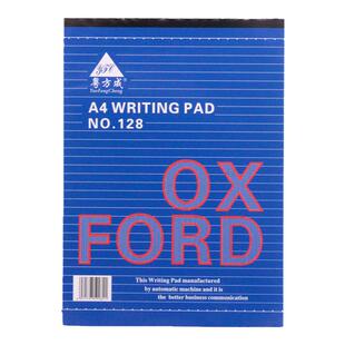 10本有线便签本拍子簿便条本A4信纸单行本软面笔记本上翻集计用纸