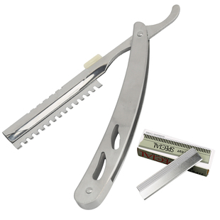 剃须刀老式手动刮胡刀修脸美发刮刀理发刮鬓角剃刀刀架刮汗毛削发