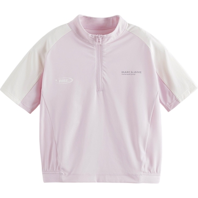 马克珍妮女童凉感防晒短袖T恤