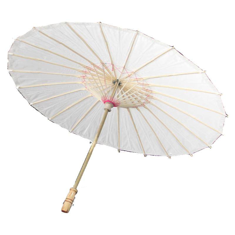 空白儿童油纸伞diy手工绘画伞材料手绘涂鸦涂色道具幼儿园小雨伞