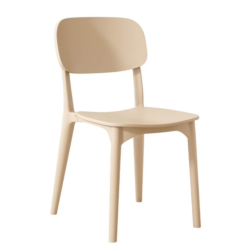 梳妆凳轻奢高级化妆椅卧室凳子现代简约餐椅家用靠背餐桌塑料椅子