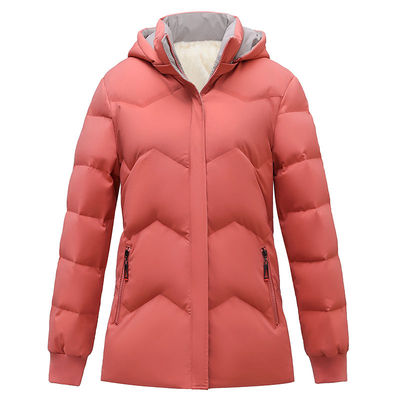 啄木鸟中长款棉服女士2025冬季新款洋气妈妈加绒加厚保暖棉衣外套