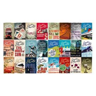 阿加莎三部曲英文原版小说 无人生还/尼罗河上的惨案/东方快车谋杀案 Agatha Christie 侦探推理悬疑小说课外阅读英语读物