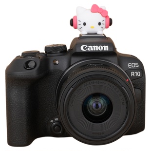 戴耳机HeIIo Kitty热靴盖适用索尼尼康富士XT5佳能R50M50 200D等
