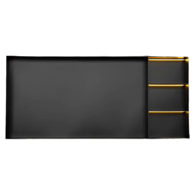 65/75/85寸不锈钢电视壁龛嵌入式客厅电视机背景壁龛边框成品定制