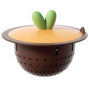 厨房萝卜造型水槽过滤网篮厨房洗碗池洗菜盆下水道硅胶沥水防堵塞