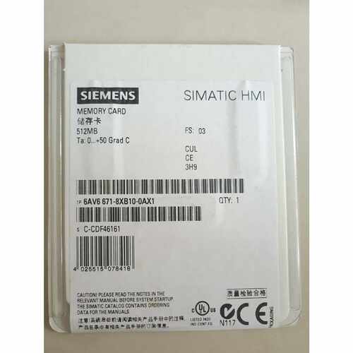 议价6AV6671-8XB10-0AX1 SD储存卡512KB 6AV6 671-8XB10-0AX1