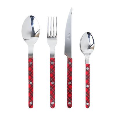 法国SABREPARIS新品格子刀叉勺