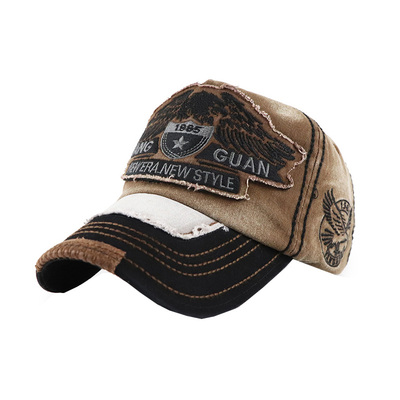 阳冠新款做旧牛仔时尚亲子棒球帽