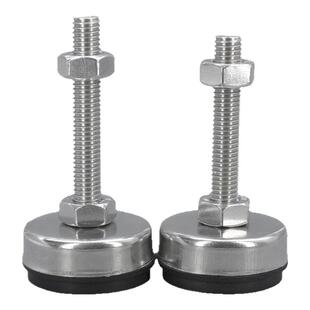 D34mm 304不锈钢脚杯金属可调节支撑脚地脚增高螺丝调整脚M8M10