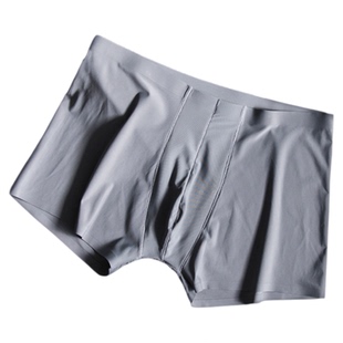 男土冰丝内裤男裤衩内穿无痕速干锦纶氨纶日本羊奶丝超薄款平角裤
