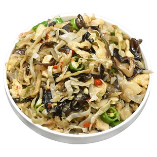 彭记坊菜园子三脆萝卜竹耳黑木耳榨菜湖南口味湘菜下饭菜半成品菜