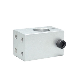 WQM支柱固定夹带螺纹支架铝合金固定SK轴承座管夹标准底座WQMU