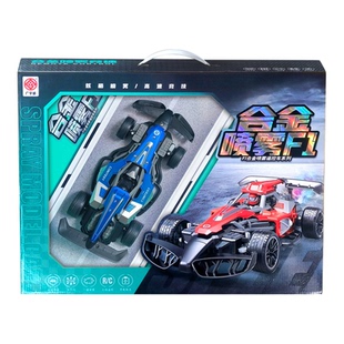 广宇诚合金F1方程喷雾遥控车灯光RC漂移车赛车模型充电玩具车男孩