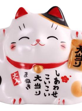 开运招财猫卡通存钱罐多功能陶瓷