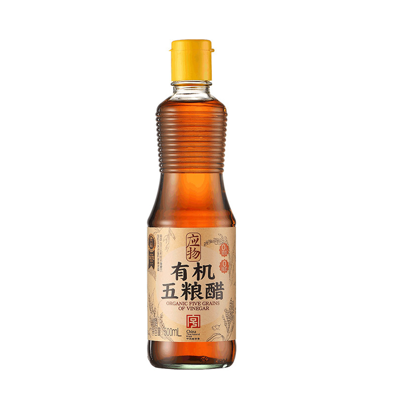 应物有机五粮醋500ml有机醋米醋0添加剂无麸质醋家用食用醋凉拌醋
