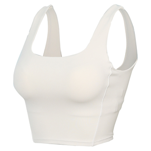 movingtime美背瑜伽背心带胸垫外穿运动内衣专业普拉提训练健身服