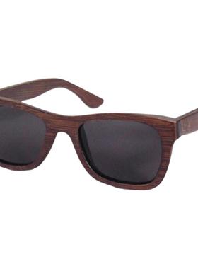 墨镜深棕色超薄tac竹子太阳镜