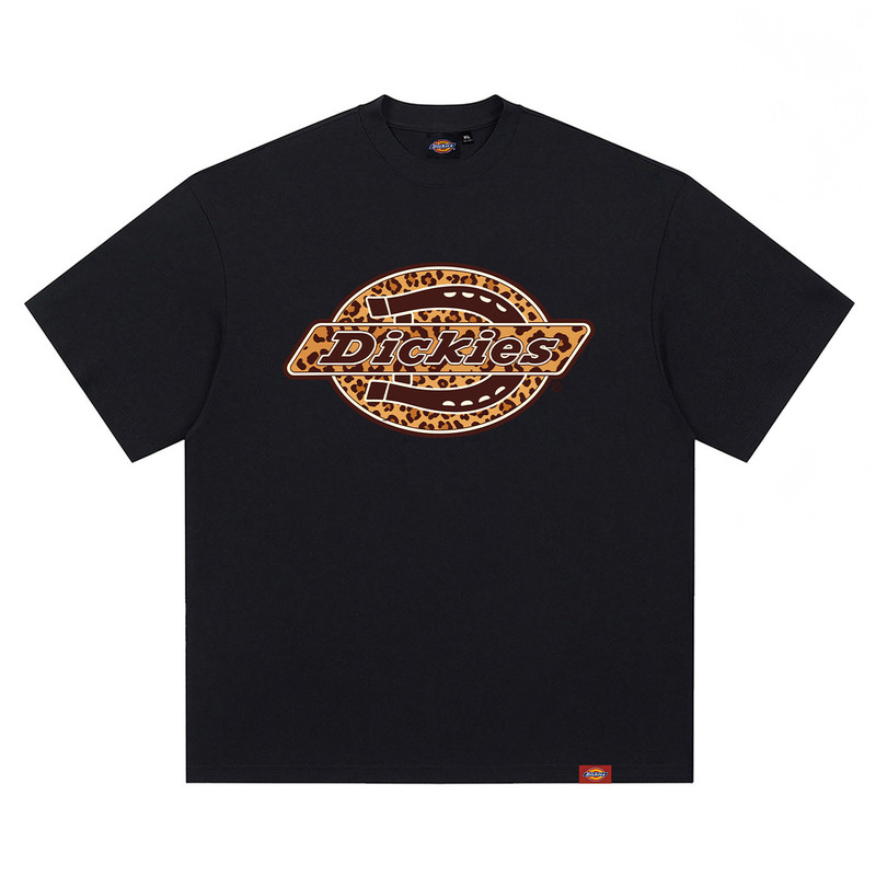 Dickies男士纯棉短袖t恤豹纹上衣
