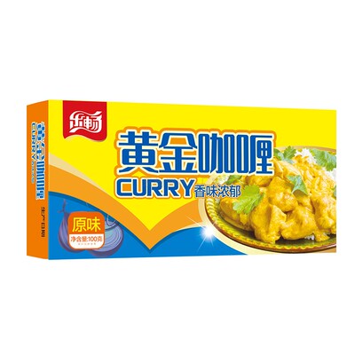 乐畅黄金咖喱块100g 原味 咖喱块调味料家用佐料卤料香料盖饭炒菜
