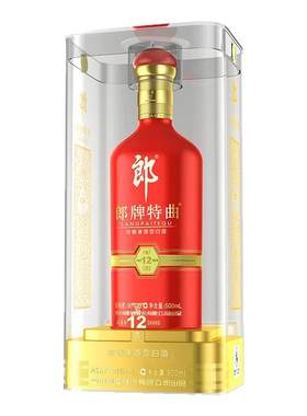 郎酒 郎牌特曲 鉴赏12 浓酱兼香型白酒 50度 500mL 单瓶装