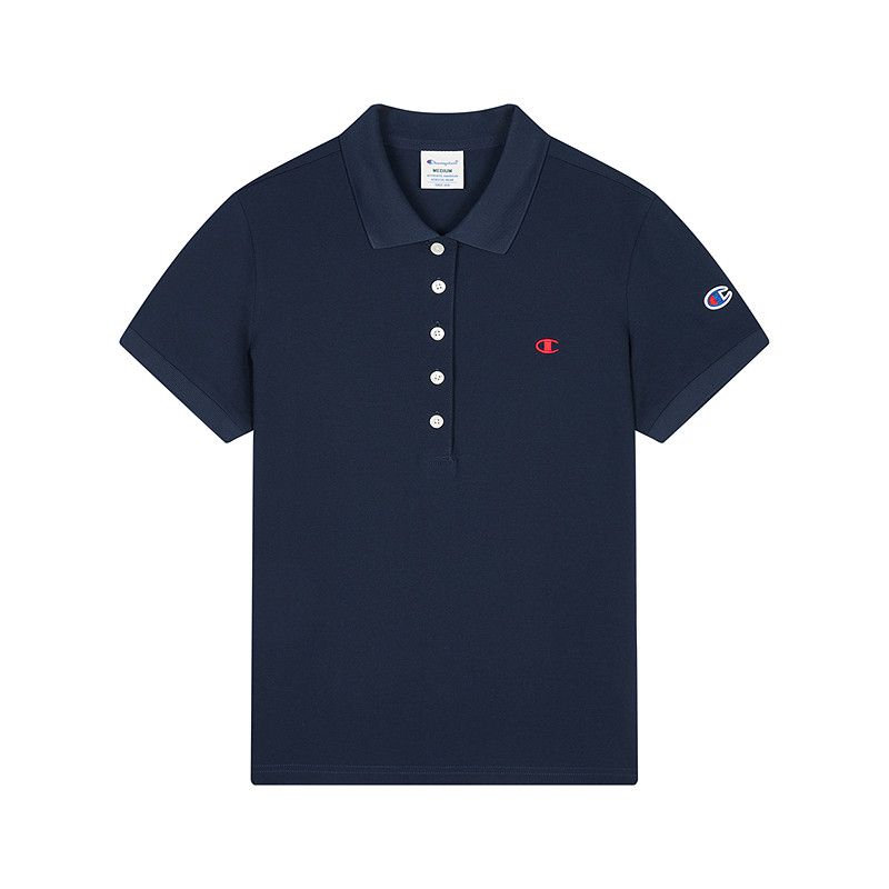 championPOLO衫女简约百搭T恤