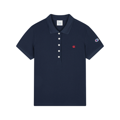championPOLO衫女简约百搭T恤