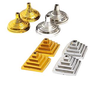 贤达金色塑料底座办公桌底座会议室 桌旗架 7号和8号小旗手摇旗座旗架