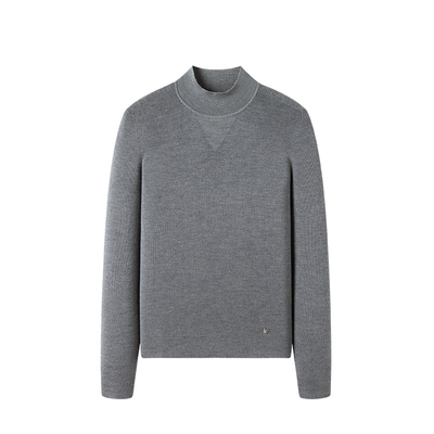 Navigare半高领纯羊毛修身针织衫