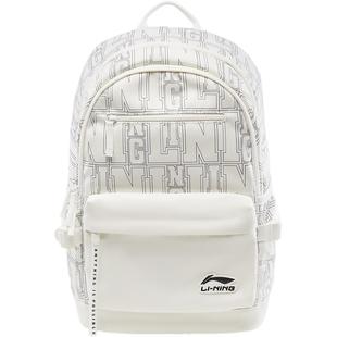 李宁双肩包男女士同款官方设计感大容量学生书包旅行出游运动背包